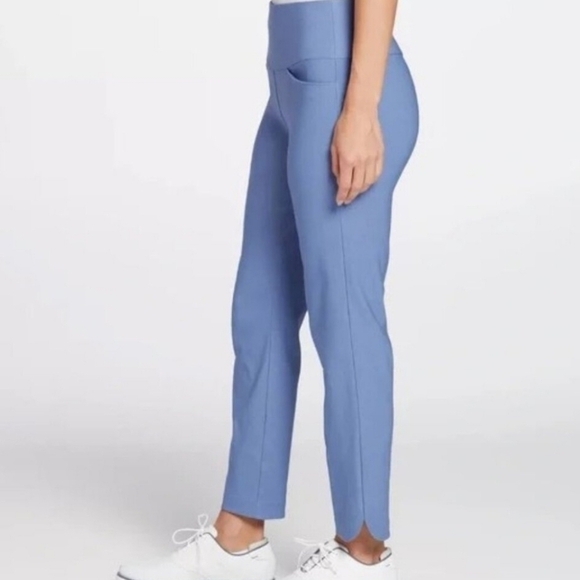 Walter Hagen Pants - Walter Hagen Women's XL P11 Sculpt Pull-On Pants Mid Blue Golf Tennis Sports New